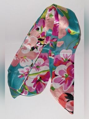 FLORAL SCARF about 33" Long